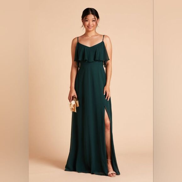 Birdy Grey Jane Convertible Dress With Slit Forest Green - Picture 1 of 5